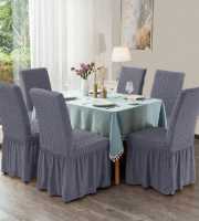 chair cover 6pis ash