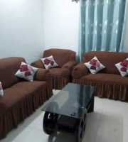 2+2+1 seater sofa cover coffe colour